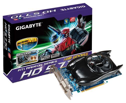 Отзывы GIGABYTE Radeon HD 5770 850Mhz PCI-E 2.0 1024Mb 4800Mhz 128 bit 2xDVI HDMI HDCP UDV