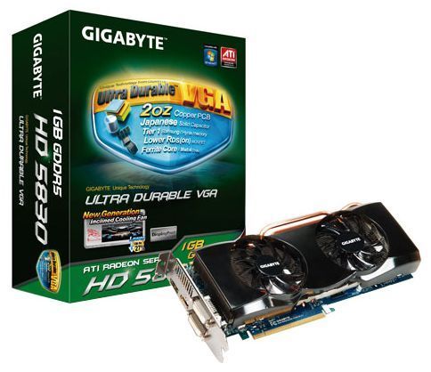 Отзывы GIGABYTE Radeon HD 5830 800Mhz PCI-E 2.1 1024Mb 4000Mhz 256 bit 2xDVI HDMI HDCP