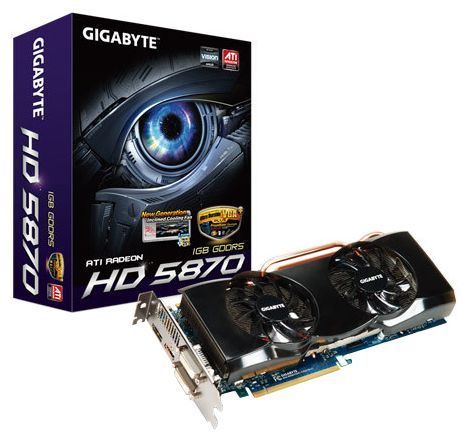 Отзывы GIGABYTE Radeon HD 5870 870Mhz PCI-E 2.1 1024Mb 4800Mhz 256 bit 2xDVI HDMI HDCP