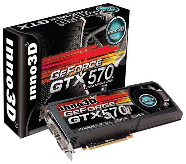 Отзывы Inno3D GeForce GTX 570 732Mhz PCI-E 2.0 1280Mb 3800Mhz 320 bit 2xDVI Mini-HDMI HDCP