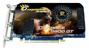 Отзывы Manli GeForce 9800 GT 600Mhz PCI-E 2.0 512Mb 1800Mhz 256 bit 2xDVI TV HDCP YPrPb