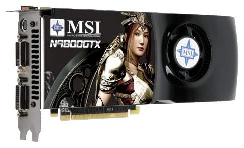 Отзывы MSI GeForce 9800 GTX 675Mhz PCI-E 2.0 512Mb 2200Mhz 256 bit 2xDVI TV HDCP YPrPb