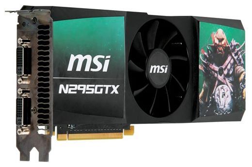 Отзывы MSI GeForce GTX 295 576Mhz PCI-E 2.0 1792Mb 2016Mhz 896 bit 2xDVI HDCP YPrPb