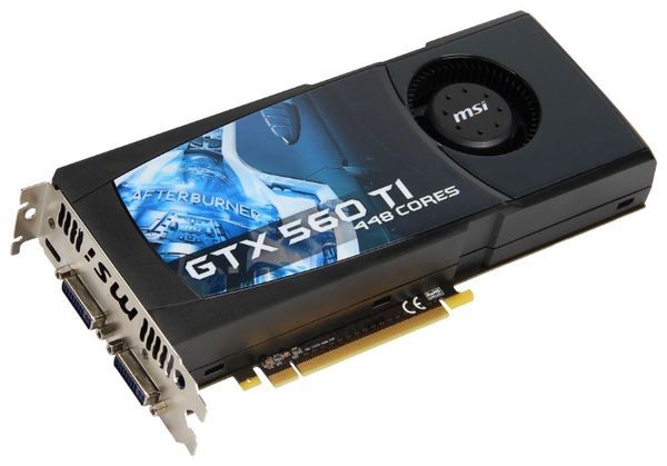 Отзывы MSI GeForce GTX 560 Ti 448 732Mhz PCI-E 2.0 1280Mb 3800Mhz 320 bit 2xDVI Mini-HDMI HDCP