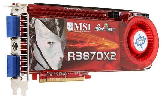 Отзывы MSI Radeon HD 3870 X2 850Mhz PCI-E 2.0 1024Mb 1800Mhz 512 bit 2xDVI TV HDCP YPrPb