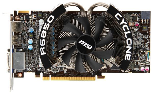 Отзывы MSI Radeon HD 6850 775Mhz PCI-E 2.1 1024Mb 4000Mhz 256 bit 2xDVI HDMI HDCP Cyclone