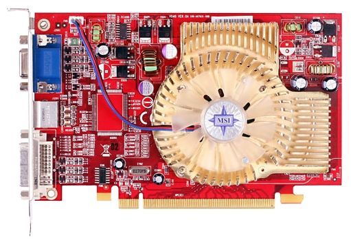 Отзывы MSI Radeon X1600 Pro 500Mhz PCI-E 256Mb 800Mhz 128 bit DVI TV YPrPb