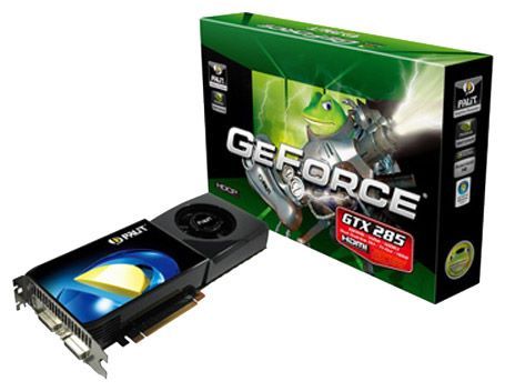 Отзывы Palit GeForce GTX 285 648Mhz PCI-E 2.0 1024Mb 2484Mhz 512 bit 2xDVI TV HDCP YPrPb