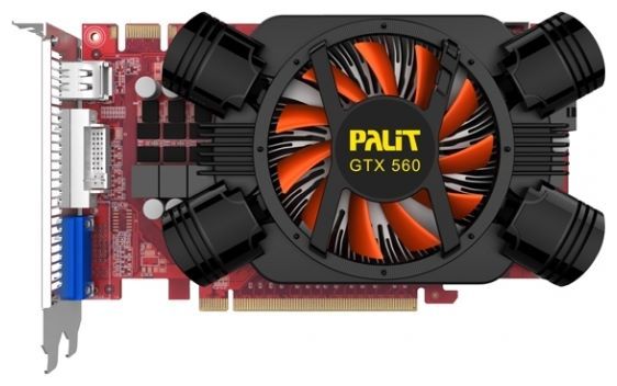 Отзывы Palit GeForce GTX 560 810Mhz PCI-E 2.0 1024Mb 4020Mhz 256 bit DVI HDMI HDCP