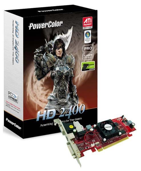 Отзывы PowerColor Radeon HD 2400 Pro 525Mhz PCI-E 256Mb 800Mhz 64 bit DVI TV HDCP YPrPb