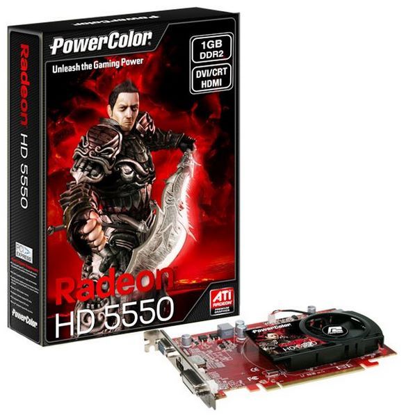 Отзывы PowerColor Radeon HD 5550 550Mhz PCI-E 2.1 1024Mb 800Mhz 128 bit DVI HDMI HDCP