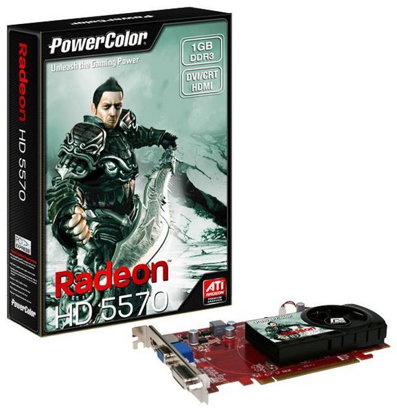 Отзывы PowerColor Radeon HD 5570 650Mhz PCI-E 2.1 1024Mb 1600Mhz 128 bit DVI HDMI HDCP