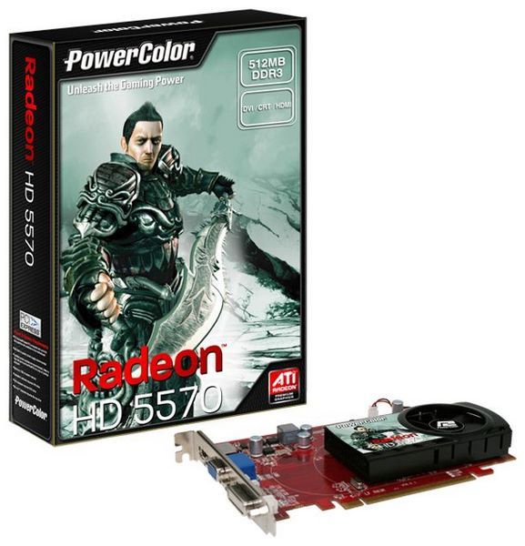 Отзывы PowerColor Radeon HD 5570 650Mhz PCI-E 2.1 512Mb 1600Mhz 128 bit DVI HDMI HDCP