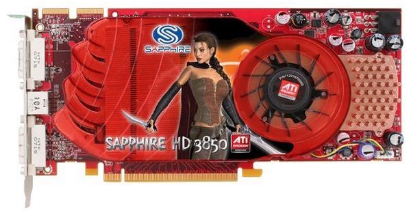 Отзывы Sapphire Radeon HD 3850 668Mhz PCI-E 2.0 512Mb 1656Mhz 256 bit 2xDVI TV HDCP YPrPb