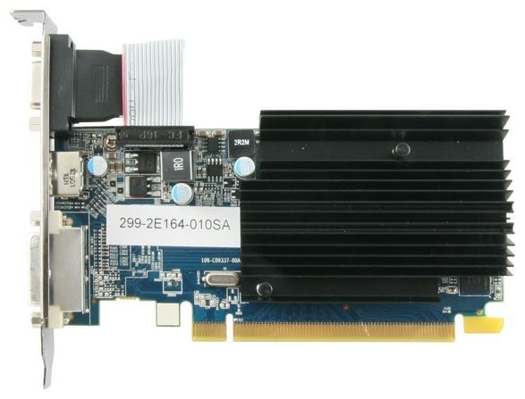 Отзывы Sapphire Radeon HD 6450 625Mhz PCI-E 2.1 512Mb 1334Mhz 64 bit DVI HDMI HDCP