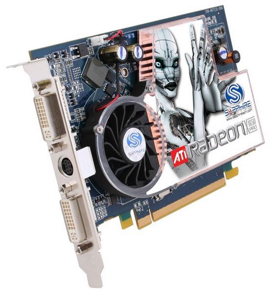 Отзывы Sapphire Radeon X1650 Pro 600Mhz PCI-E 512Mb 800Mhz 128 bit 2xDVI TV YPrPb