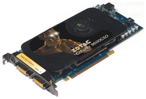 Отзывы ZOTAC GeForce 9600 GSO 550Mhz PCI-E 2.0 384Mb 1600Mhz 192 bit 2xDVI TV HDCP YPrPb