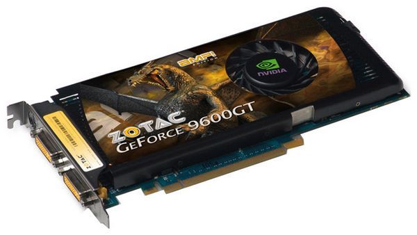 Отзывы ZOTAC GeForce 9600 GT 725Mhz PCI-E 2.0 512Mb 2000Mhz 256 bit 2xDVI TV HDCP YPrPb