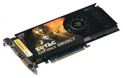 Отзывы ZOTAC GeForce 9800 GT 660Mhz PCI-E 2.0 512Mb 1800Mhz 256 bit 2xDVI TV HDCP YPrPb