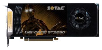 Отзывы ZOTAC GeForce GTS 250 738Mhz PCI-E 2.0 512Mb 2200Mhz 256 bit 2xDVI TV HDCP YPrPb