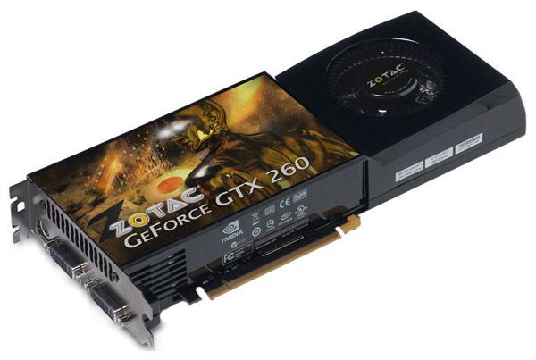 Отзывы ZOTAC GeForce GTX 260 576Mhz PCI-E 2.0 896Mb 1998Mhz 448 bit 2xDVI HDCP YPrPb