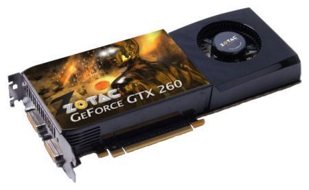 Отзывы ZOTAC GeForce GTX 260 576Mhz PCI-E 2.0 896Mb 1998Mhz 448 bit 2xDVI HDCP