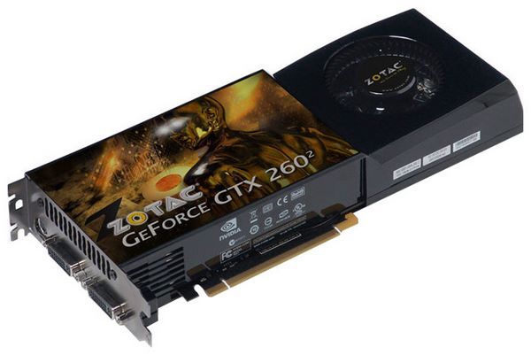 Отзывы ZOTAC GeForce GTX 260 576Mhz PCI-E 2.0 896Mb 1998Mhz 448 bit 2xDVI TV HDCP YPrPb 216