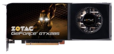 Отзывы ZOTAC GeForce GTX 285 648Mhz PCI-E 2.0 1024Mb 2484Mhz 512 bit 2xDVI TV HDCP YPrPb