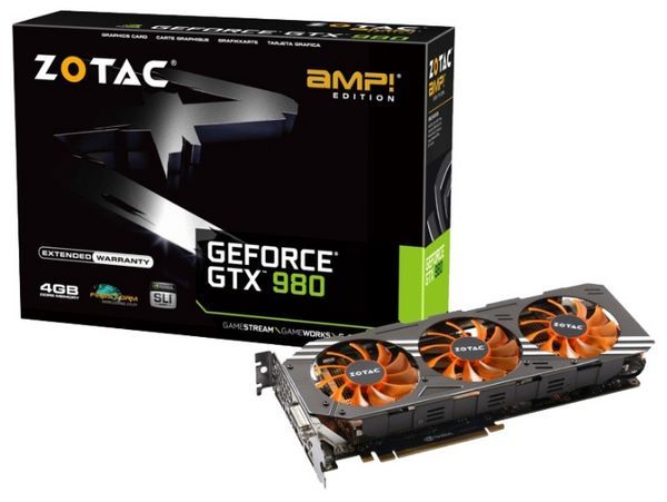 Отзывы ZOTAC GeForce GTX 980 1165Mhz PCI-E 3.0 4096Mb 7010Mhz 256 bit DVI HDMI HDCP