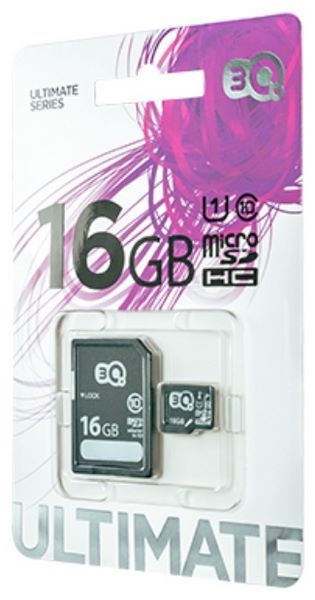 Отзывы 3Q Ultimate microSDHC Class 10 UHS-I U1 + SD adapter