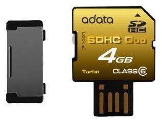 Отзывы ADATA Turbo SDHC Duo class 6