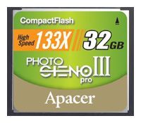 Отзывы Apacer Photo Steno Pro III CF 133X