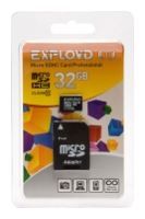 Отзывы EXPLOYD microSDHC Class 10 + SD adapter