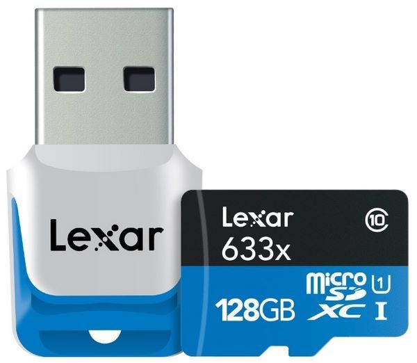 Отзывы Lexar microSDXC Class 10 UHS Class 1 633x + USB 3.0 reader