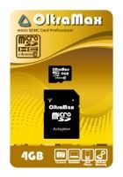 Отзывы OltraMax microSDHC Class 10 + SD adapter