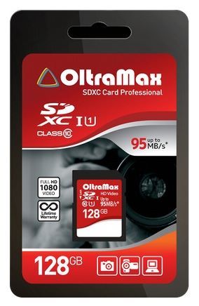 Отзывы OltraMax SDXC Class 10 UHS-1 95MB/s