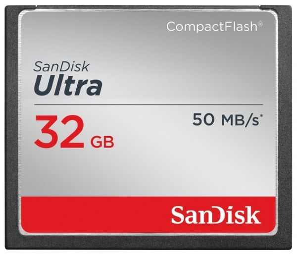 Отзывы Sandisk CompactFlash Ultra 50MB/s