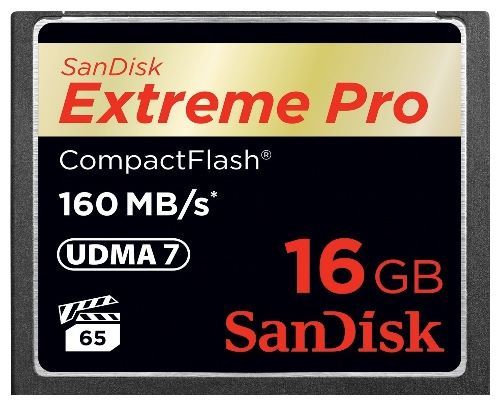Отзывы Sandisk Extreme Pro CompactFlash 160MB/s
