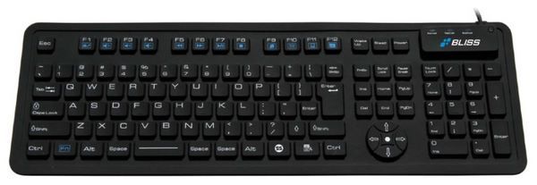 Отзывы Bliss Flexible Keyboard MFR109L Black USB+PS/2