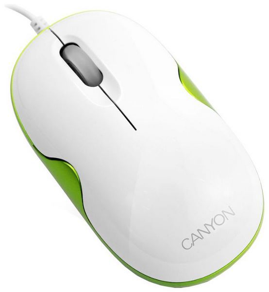 Отзывы Canyon CNR-MSD03G White-Green USB+PS/2