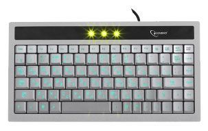 Отзывы Gembird KB-9627LU-R Silver-Black USB