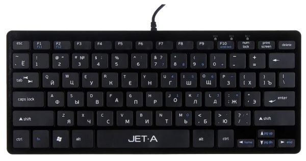 Отзывы Jet.A SlimLine K8 Black USB