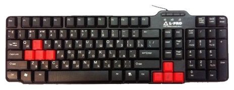 Отзывы L-PRO 1117 Keyboard Black PS/2