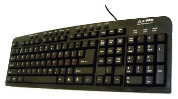 Отзывы L-PRO 8002/1220 Keyboard Black USB