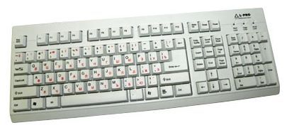 Отзывы L-PRO KB-201P Keyboard White PS/2