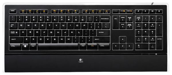 Отзывы Logitech Illuminated Keyboard Black USB