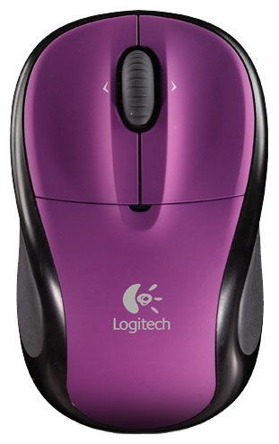 Отзывы Logitech M305 Plum-Purple cordless optical Black-Blue USB