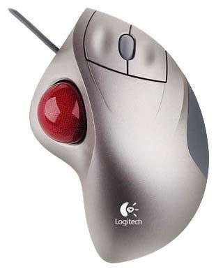 Отзывы Logitech TrackMan Wheel Grey-Red USB+PS/2