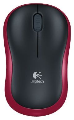 Отзывы Logitech Wireless Mouse M185 Black-Red USB