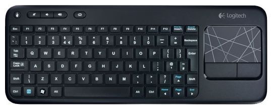 Отзывы Logitech Wireless Touch Keyboard K400 Black USB